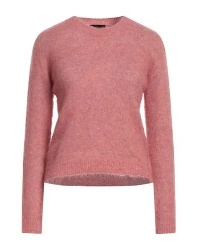 Roberto Collina Woman Sweater Blush Size Xs Mohair Wool, Wool, Nylon, Elastane In Pink
