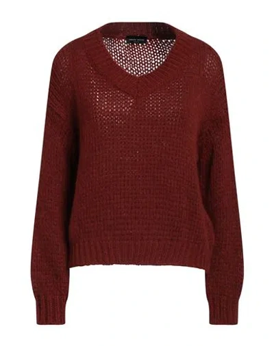 Roberto Collina Sweaters In Bordeaux