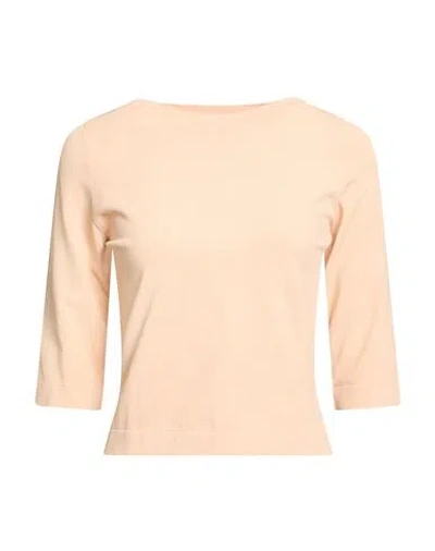 Roberto Collina Woman Sweater Camel Size S Viscose, Polyester In Pink