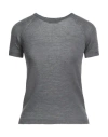Roberto Collina Woman Sweater Charcoal Size S Merino Wool In Gray