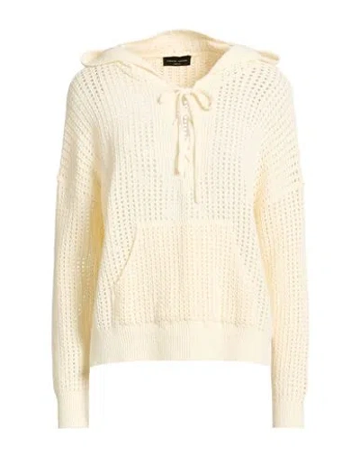 Roberto Collina Woman Sweater Cream Size L Cotton, Polyamide In White