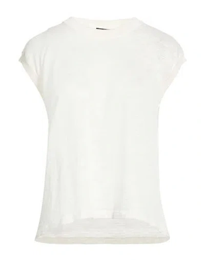 Roberto Collina Woman Sweater Cream Size S Linen, Polyester In White