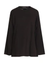 Roberto Collina Woman Sweater Dark Brown Size S Merino Wool