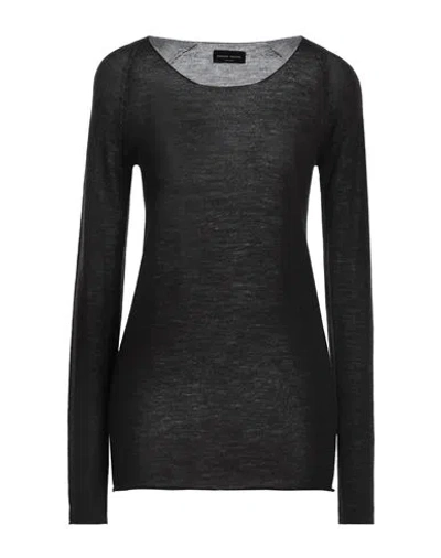Roberto Collina Woman Sweater Dark Brown Size S Merino Wool