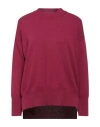 Roberto Collina Woman Sweater Garnet Size Xs Merino Wool, Cashmere In Red