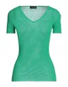 Roberto Collina Sweaters In Green