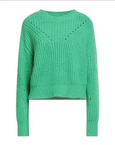 Roberto Collina Woman Sweater Green Size M Baby Alpaca Wool, Nylon, Wool