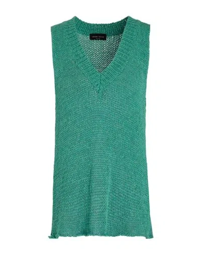 Roberto Collina Woman Sweater Green Size M Cotton