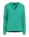 Roberto Collina Woman Sweater Green Size M Viscose, Polyester