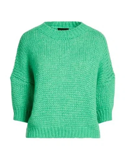 Roberto Collina Woman Sweater Green Size S Alpaca Wool, Polyamide, Wool