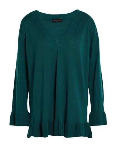 Roberto Collina Woman Sweater Green Size S Merino Wool