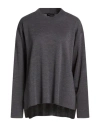 Roberto Collina Woman Sweater Grey Size L Merino Wool In Gray