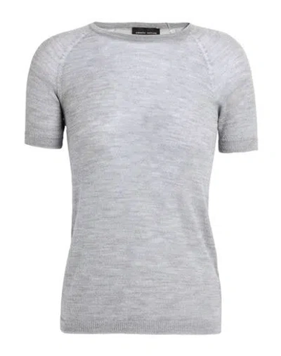 Roberto Collina Woman Sweater Grey Size S Merino Wool