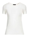 Roberto Collina Woman Sweater Ivory Size L Merino Wool