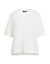 Roberto Collina Woman Sweater Ivory Size M Linen, Polyester In White