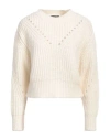 Roberto Collina Woman Sweater Ivory Size S Baby Alpaca Wool, Nylon, Wool