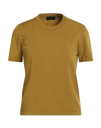 Roberto Collina Woman Sweater Khaki Size M Viscose, Polyester In Green