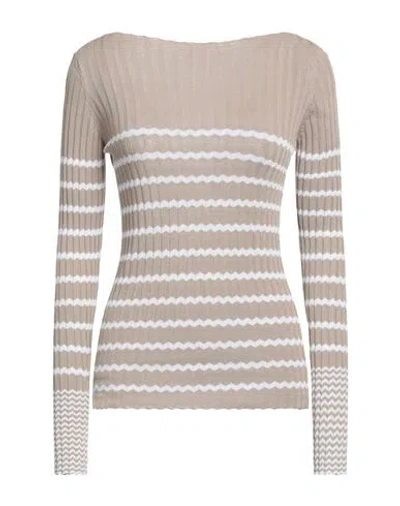 Roberto Collina Woman Sweater Khaki Size S Cotton