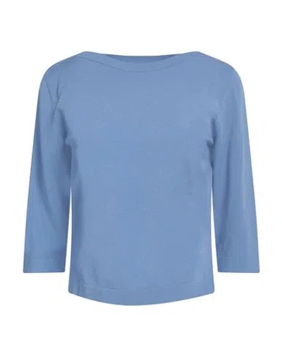 Roberto Collina Woman Sweater Light Blue Size L Viscose, Polyester