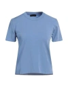 Roberto Collina Woman Sweater Light Blue Size M Viscose, Polyester