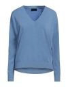 Roberto Collina Woman Sweater Light Blue Size S Viscose, Polyester