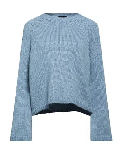 Roberto Collina Woman Sweater Light Blue Size Xs Baby Alpaca Wool, Polyamide, Wool