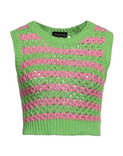 Roberto Collina Woman Sweater Light Green Size L Organic Cotton
