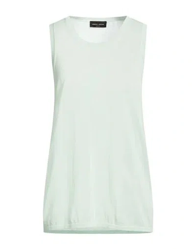 Roberto Collina Woman Sweater Light Green Size S Cotton, Nylon