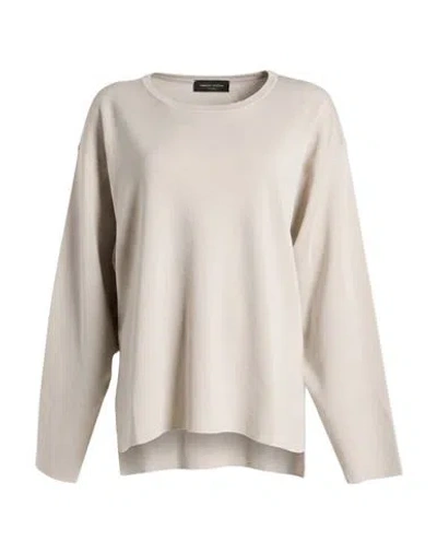 Roberto Collina Woman Sweater Light Grey Size L Merino Wool In Neutral
