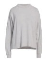 Roberto Collina Woman Sweater Light Grey Size M Merino Wool, Cashmere