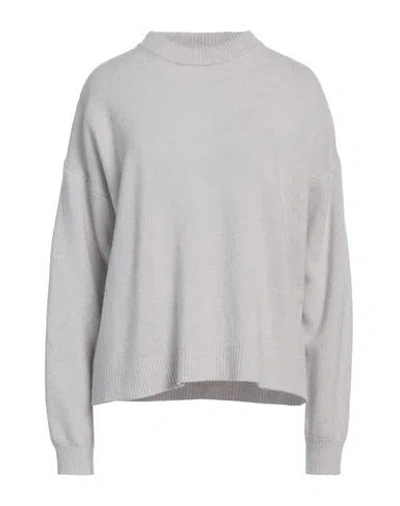 Roberto Collina Woman Sweater Light Grey Size M Merino Wool, Cashmere