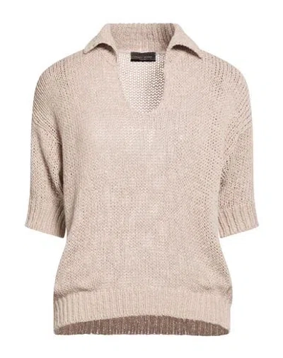 Roberto Collina Woman Sweater Light Grey Size S Cotton, Polyamide In Pink