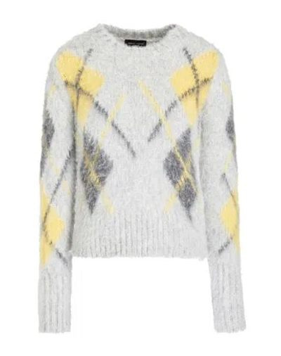 Roberto Collina Woman Sweater Light Grey Size Xs Baby Alpaca Wool, Nylon, Wool In Gray