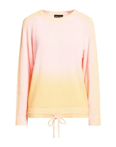 Roberto Collina Woman Sweater Light Pink Size S Cotton, Polyamide In Multi