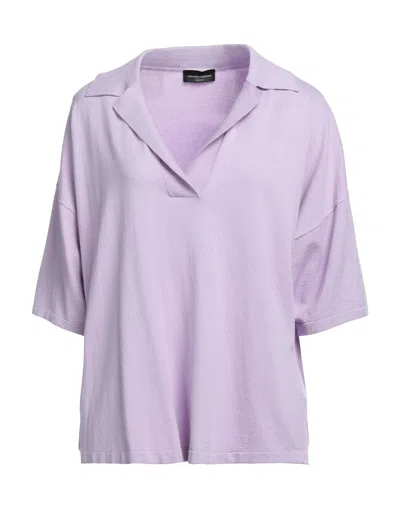 Roberto Collina Sweaters In Purple