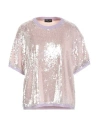 Roberto Collina Woman Sweater Lilac Size S Polyester, Cotton, Nylon In Purple