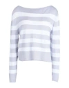 Roberto Collina Woman Sweater Lilac Size S Viscose, Cotton, Metallic Polyester In Lilac