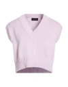 Roberto Collina Woman Sweater Lilac Size S Cotton In Purple