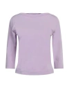 Roberto Collina Woman Sweater Lilac Size S Viscose, Polyester In Purple