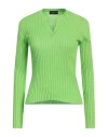 ROBERTO COLLINA ROBERTO COLLINA WOMAN SWEATER LIME GREEN SIZE M COTTON