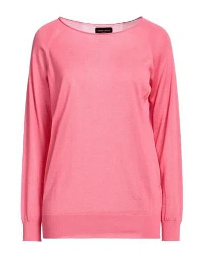 Roberto Collina Woman Sweater Magenta Size S Cashmere, Silk