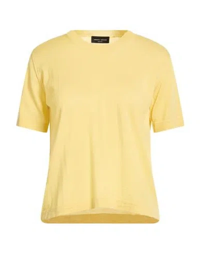 Roberto Collina Woman Sweater Marigold Size M Merino Wool In Yellow