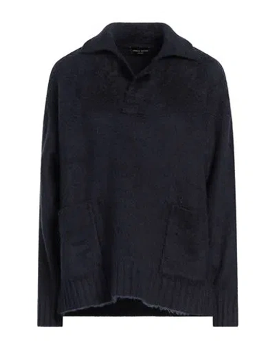 Roberto Collina Woman Sweater Midnight Blue Size 1 Cotton, Nylon, Elastane