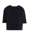 Roberto Collina Woman Sweater Midnight Blue Size L Baby Alpaca Wool, Wool, Nylon