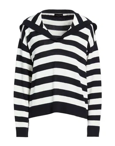 Roberto Collina Woman Sweater Midnight Blue Size M Cotton In Black