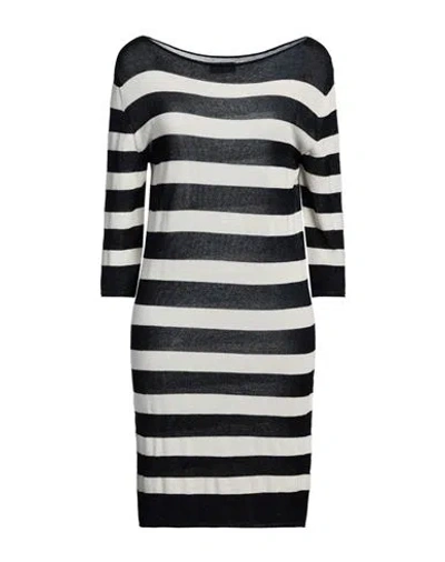Roberto Collina Woman Mini Dress Midnight Blue Size S Viscose, Cotton, Polyester