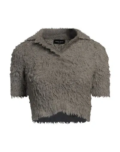 Roberto Collina Woman Sweater Military Green Size S Cotton, Nylon