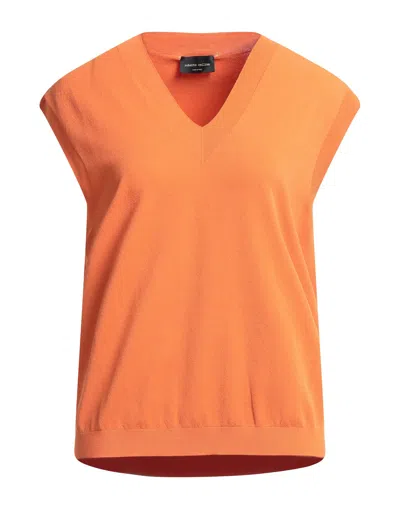Roberto Collina Sweaters In Orange