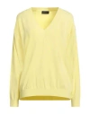 Roberto Collina Woman Sweater Pastel Yellow Size L Viscose, Polyester
