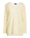 Roberto Collina Woman Sweater Pastel Yellow Size S Merino Wool In Yellow